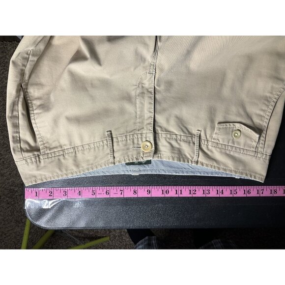 Eddie Bauer Women's Sz 10 Hiking Outdoor Capri‎ Pants Cotton Khaki Tan - Picture 6 of 14